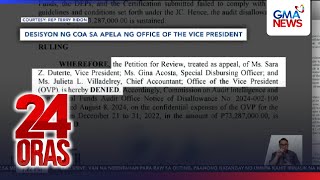 Ridon - Maaaring basehan para sabihin may impeachable offense si Duterte ang COA... | 24 Oras
