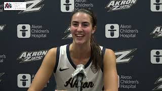 2021-22 Akron Zips Women's Hoops - Post Game Press Conference with Reagan Bass vs. SPU -  11/9/21