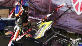 Lynx Oxy Heli tent at IRCHA 2016, Oxy 4, Oxy 3, and new FPV racer frame!!