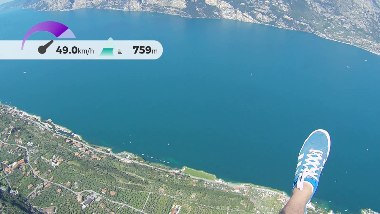 Monte Baldo 1700m paragliding 30-7-2017