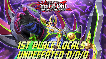 1ST PLACE UNDEFEATED D/D/D DECK PROFILE! Yu Gi Oh Locals! (December 2025)