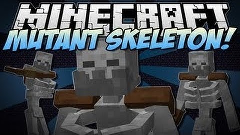 Minecraft   MUTANT SKELETON! (NEW Addition to Mutant Creatures!)   Mod Showcase