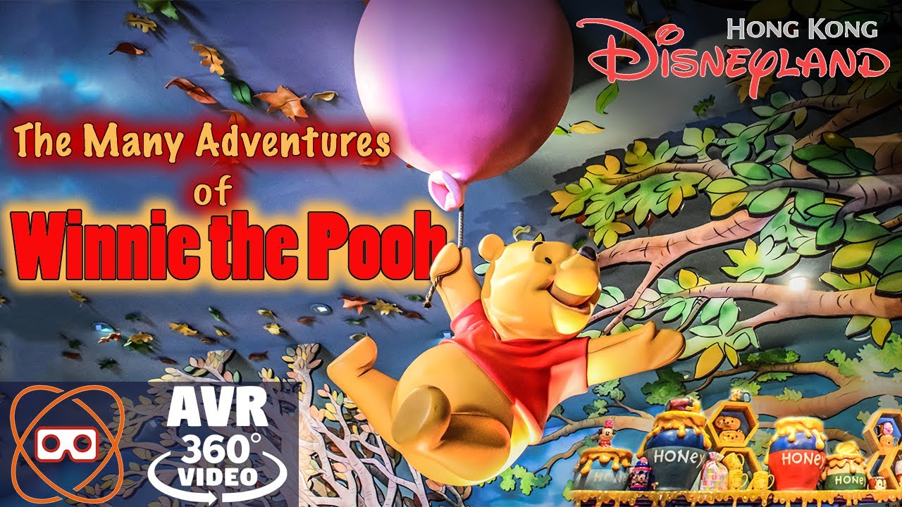 [5k 360] Bouncing Through the Hong Kong Disneyland Winnie the Pooh Ride