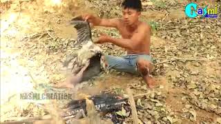 Traditional Food in Duck Rost - Adventure in forest - jungle Food