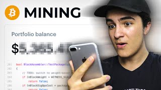 I Tried Mining Bitcoin on my Phone For a Week