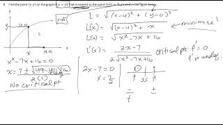 Exam 3 Review #9 Optimization