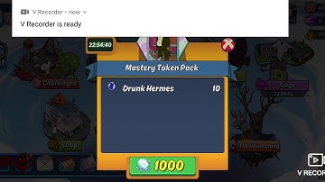 Opening 8 Rare Basic Packs & a Mastery Token Pack Drunk Hermes