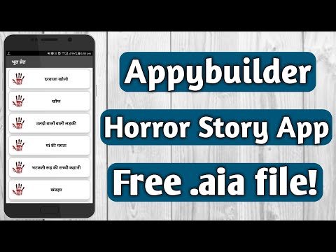 Horror Story app Free .aia file || Appybuilder/Thunkable free .aia file || Tech Developer