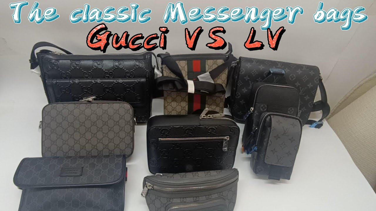 The classic Messenger bags comparison  Gucci VS LV