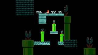 Mario Bros. 2 (Lost Levels) SECRET WARP 2 #nes #nintendo #mario #retro
