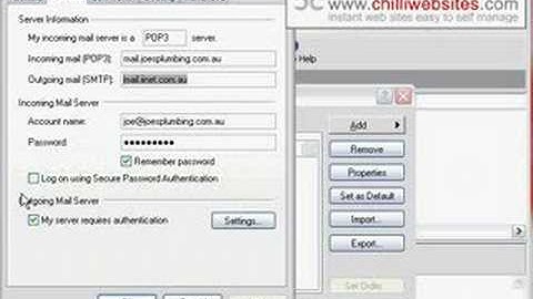 Unable to send email using Outlook Express