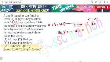 A and B together can finish a work in 30 days. They worked on it for 20 days and then B left