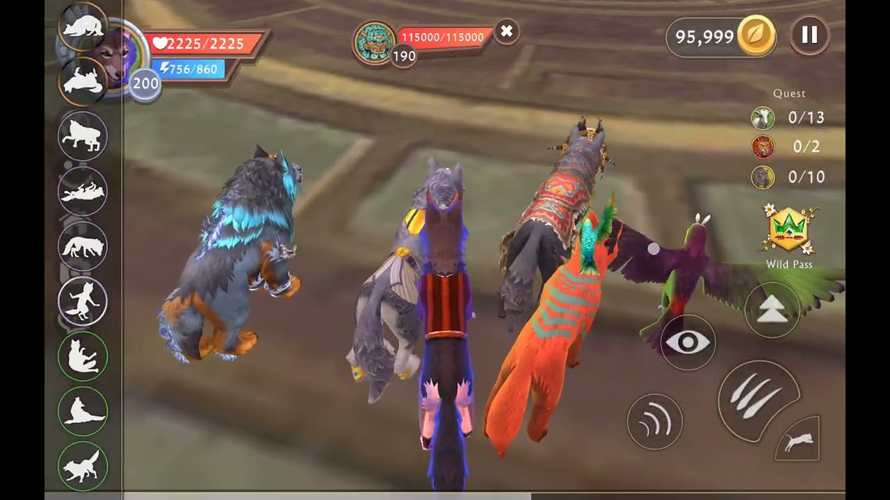 1 hour of me playing  wildcraft (SORRY THE RECORDING  STOPPED😭)