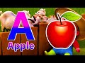 Phonics Song 2 with TWO Words in 3D - ABC Alphabet Songs A For Airplane &amp; Sounds For Kids NEW 1048