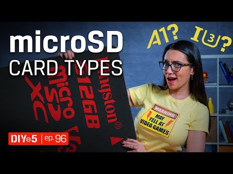 Android 휴대폰, 대시 캠 및 드론 용 microSD 카드 선택 방법 – DIY in 5 Ep 96