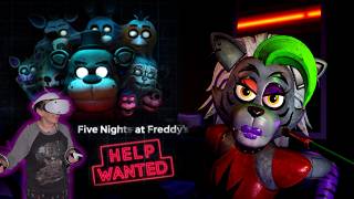 FNAF Help Wanted VR PS5 Video Game Play putting Makeup on Roxanne Wolf