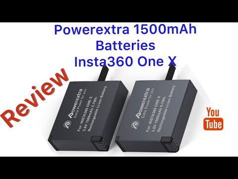 Batterie Powerextra da 1500 mAh per Insta360 One X