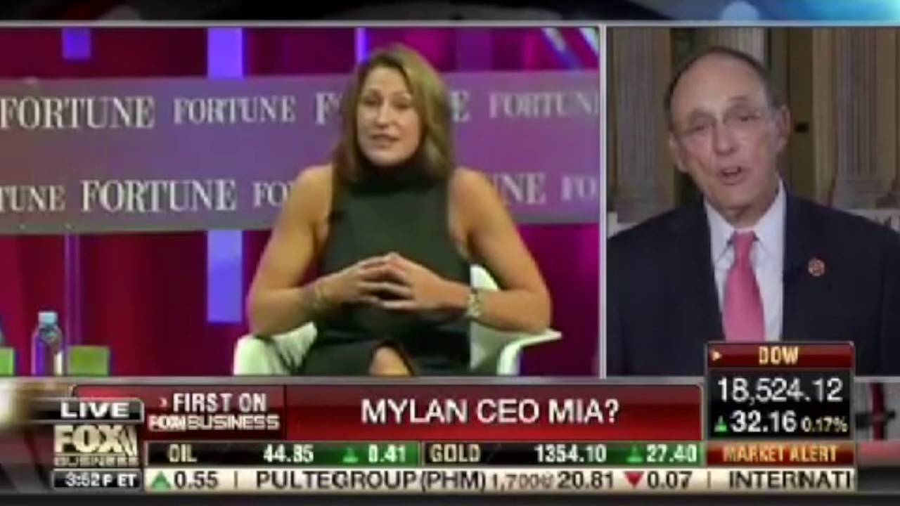 Roe Fox Business Interview on EpiPen Price Hikes