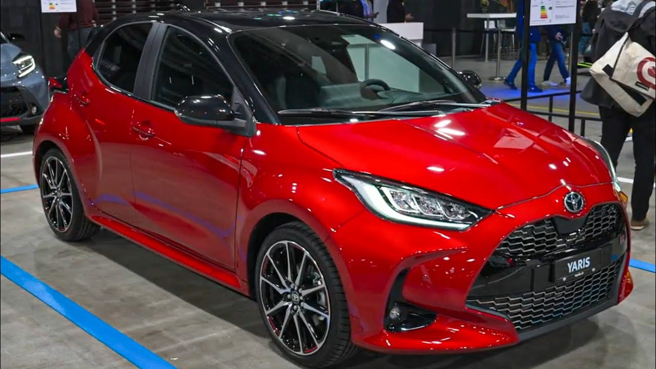 new-2024-toyota-yaris-gr-sport-red-color-exterior-and-interior-youtube