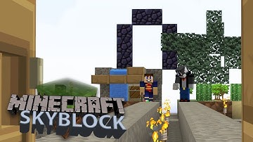 NETHER PORTAL WOES | Minecraft Skyblock Challenge Part 3