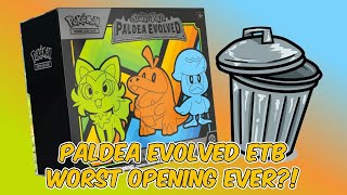 Paldea Evolved Elite Trainer Box Opening - WORST ETB EVER?! Paldea Evolved Elite Trainer Box Opening - WORST ETB EVER?!