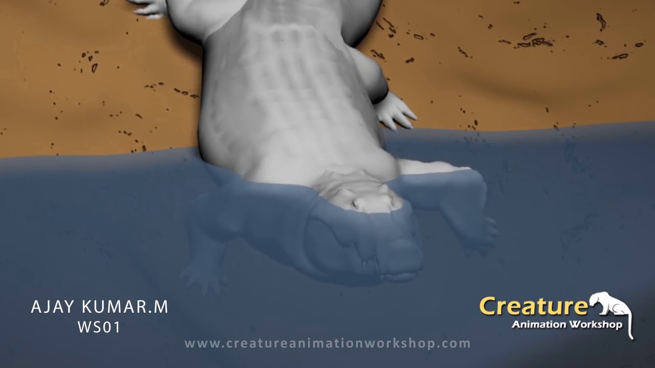 Creature animation workshop Students_ Ajay work