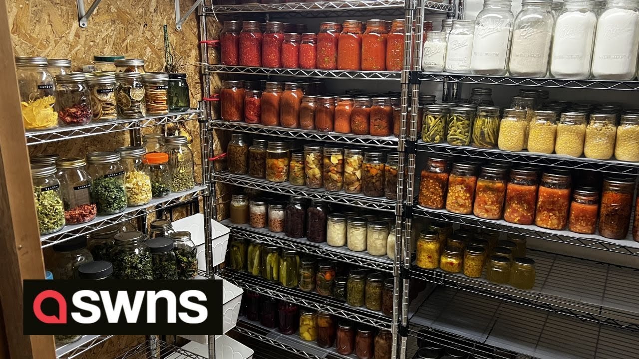 Meet the mum who has 426 meals preserved to feed her family for the next 8 months | SWNS