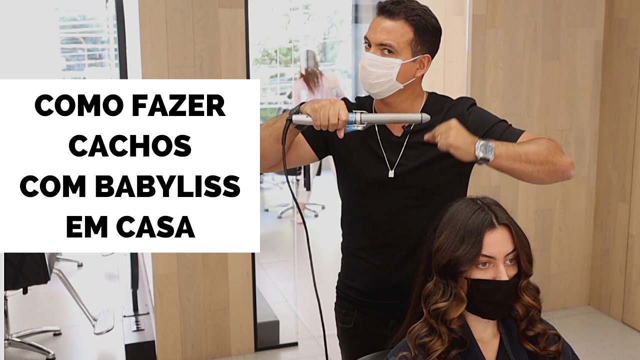 COMO FAZER CACHOS COM BABYLISS EM CASA.