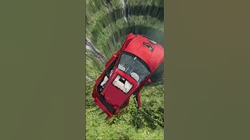 Car vs giant Lava pit - BeamNG.Drive #36 #beamngdrive #shorts #usa