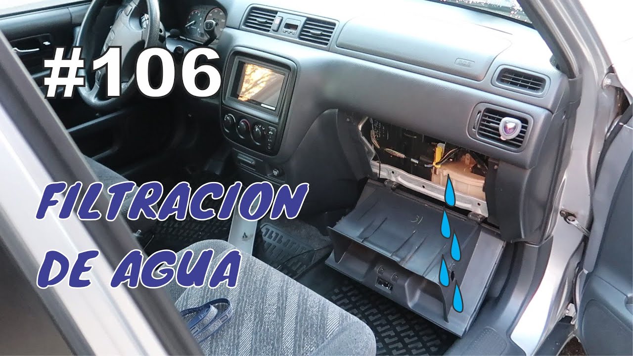 Agua dentro del auto cuando llueve Honda CRV 97-01 part.1