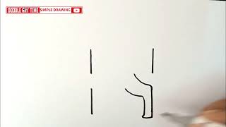 | | | | into a Dinosaur Drawing | How to Draw a Dinosaur from 4 Vertical Lines Step bu Step screenshot 1