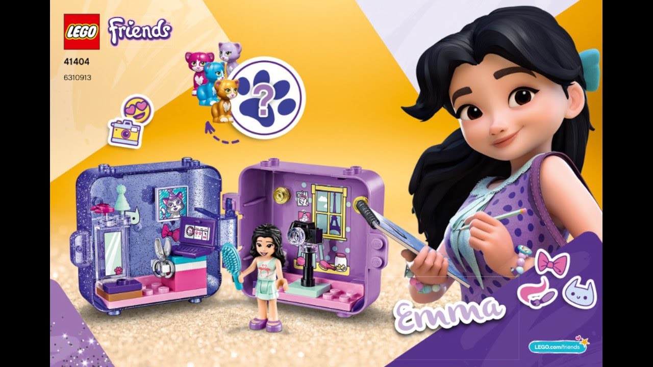 LEGO Instructions | Friends | 41404 | Emma's Play Cube | Play Cube Series 1
