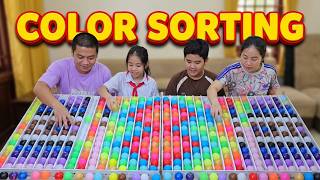 Color Ball Sorting Fun | Relaxing Puzzle Game & Great ASMR Experience ☆ level 01 screenshot 3