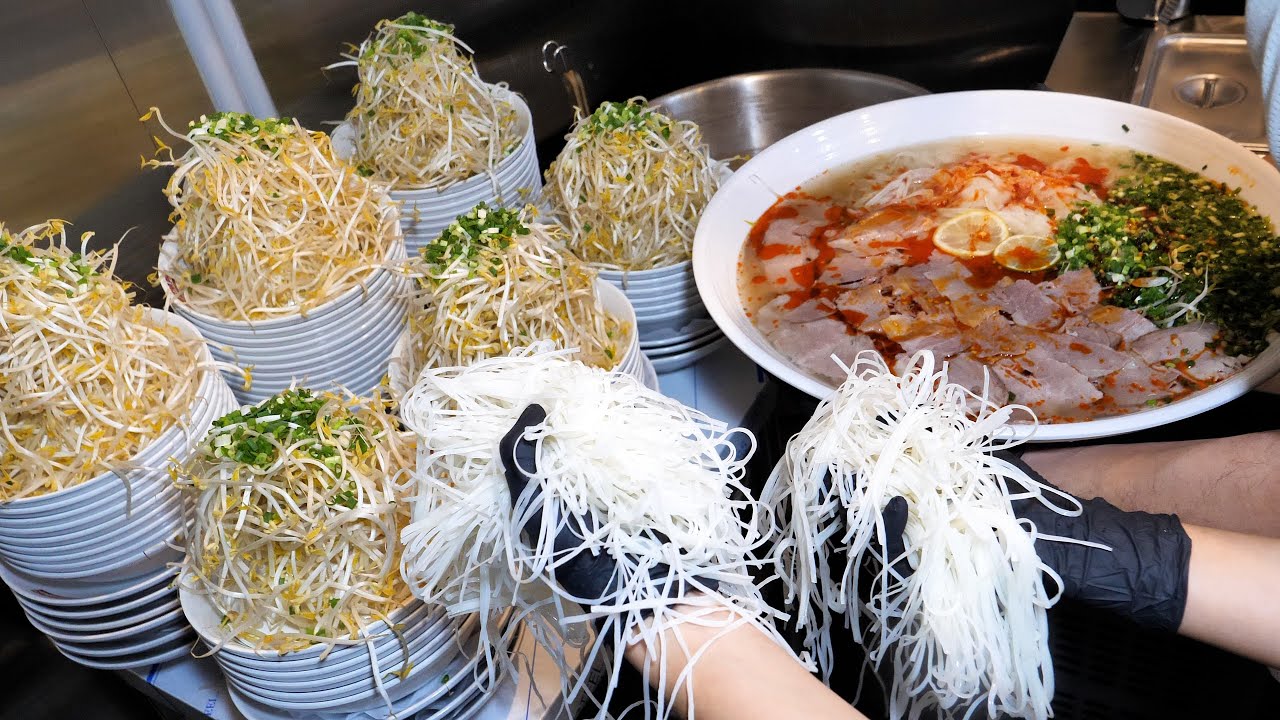 미국식 쌀국수? 한국에서 즐기는 베트남 쌀국수와 다양한 베트남 요리 making american style vietnamese noodles - korean street food