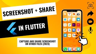 How to capture and share screenshots in flutter? Android + IOS (2023) || 2 mins screenshot 5