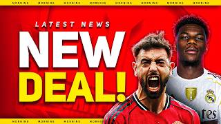 Tchouameni TALKS!  Bruno CONTRACT Dilemma! Man Utd Transfer News