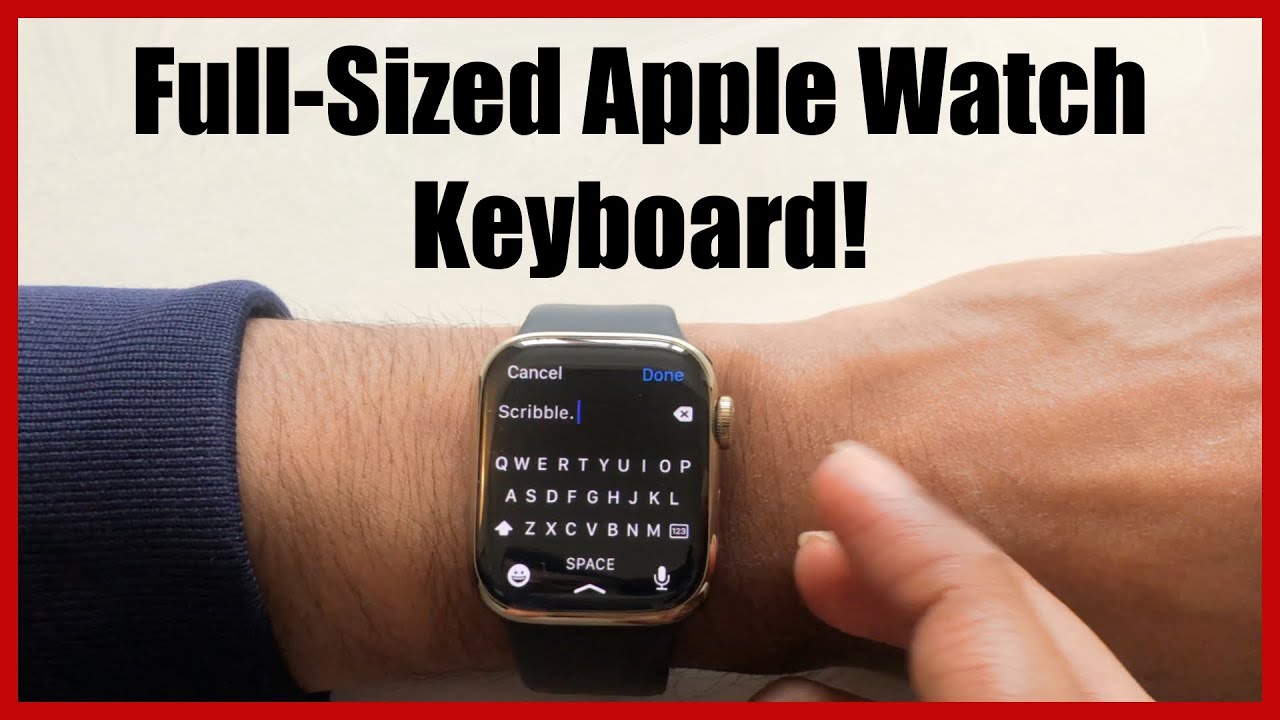 ⌚️ Apple Watch Series 7 Keyboard! - YouTube