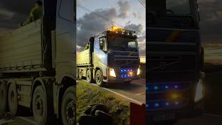 Volvo FH 8x4 and Volvo EW180 E #volvo #smotekbuilding #work