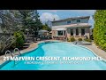 21 Mayvern Crescent Richmond Hill  | For Sale | Farquharson Realty
