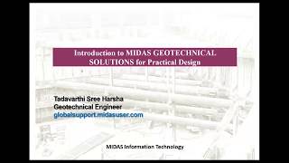 session 1: Introduction to midas Geotechnical programs