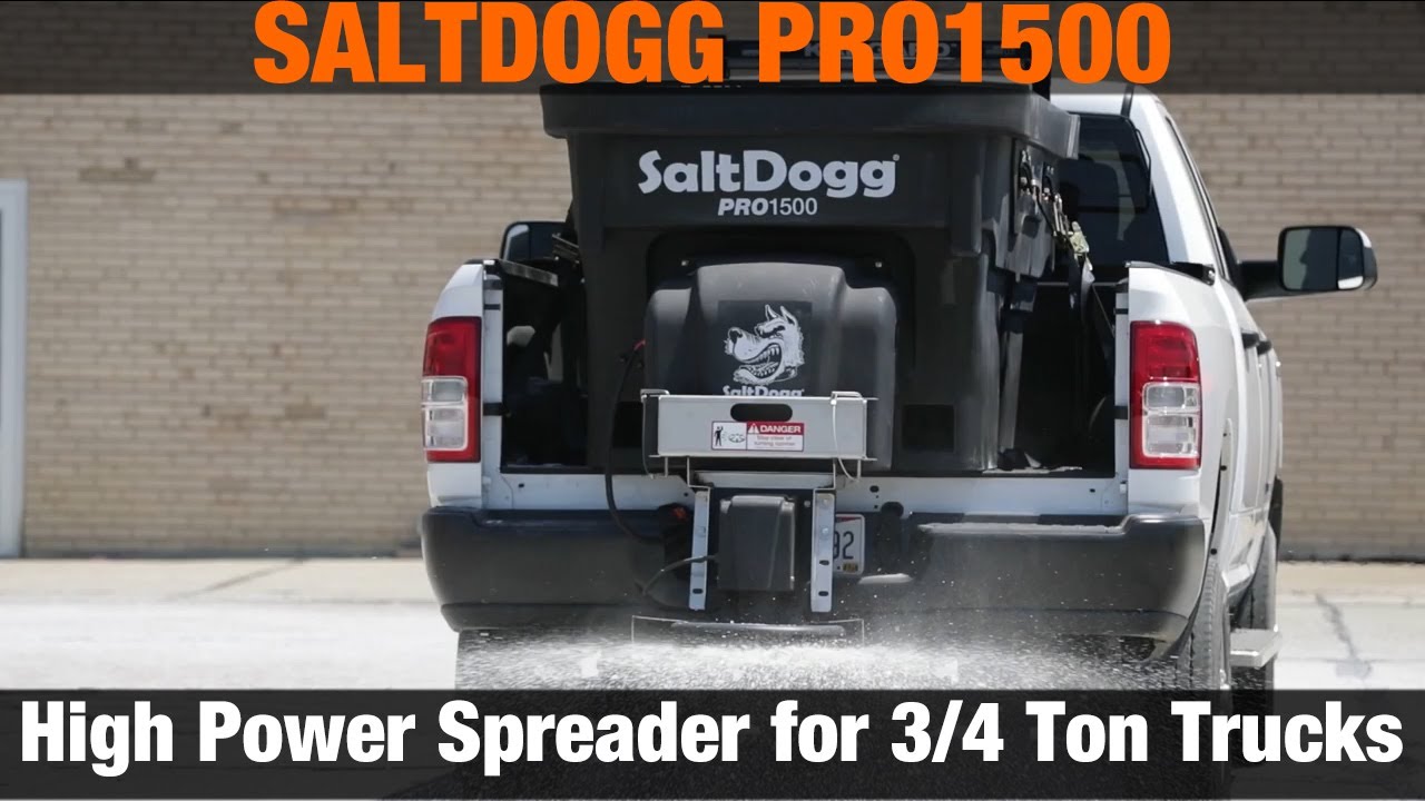 SaltDogg® PRO1500 Salt Spreader Product Overview Available Now for 3/
