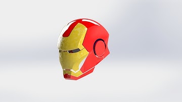 IRON MAN MASK/HELMET MODEL (SOLIDWORKS)