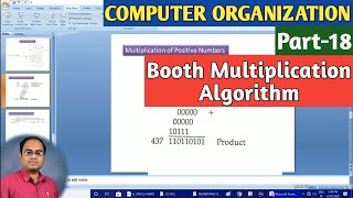 COMPUTER ORGANIZATION | Part-18 | Booth Multiplication Algorithm