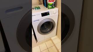 Miele W1 Clic Starting Process Persil Megaperls 40 Degrees