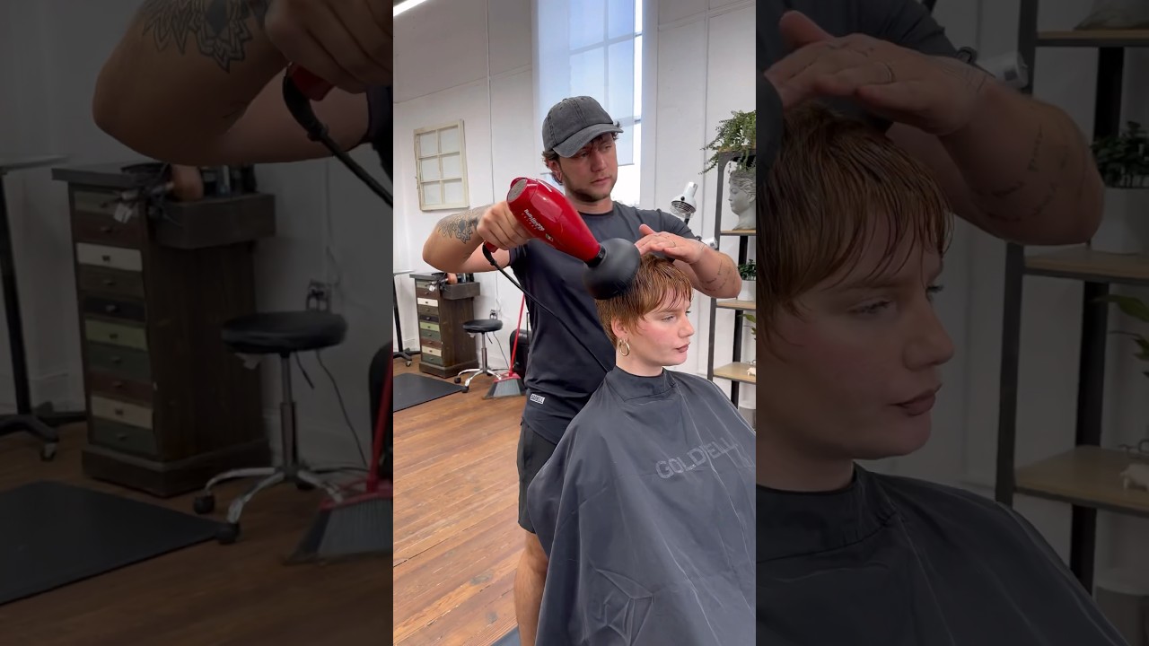 Стрижка пикси для Ханны #прическа #стрижкапикси #прически