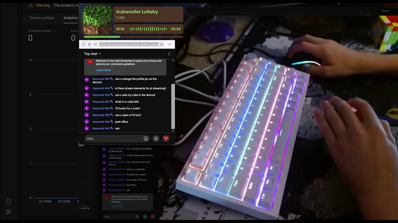 Birb's cubing livestream 3 (improving?)