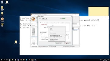 How to send pascal from wallet to another wallet