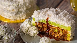 Onde Onde Cake |  香兰椰糖椰丝蛋糕