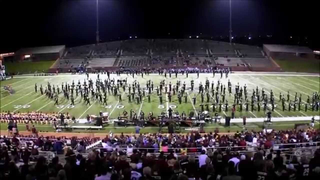 20140925 CRHS vs Mayde Creek HS football game band halftime