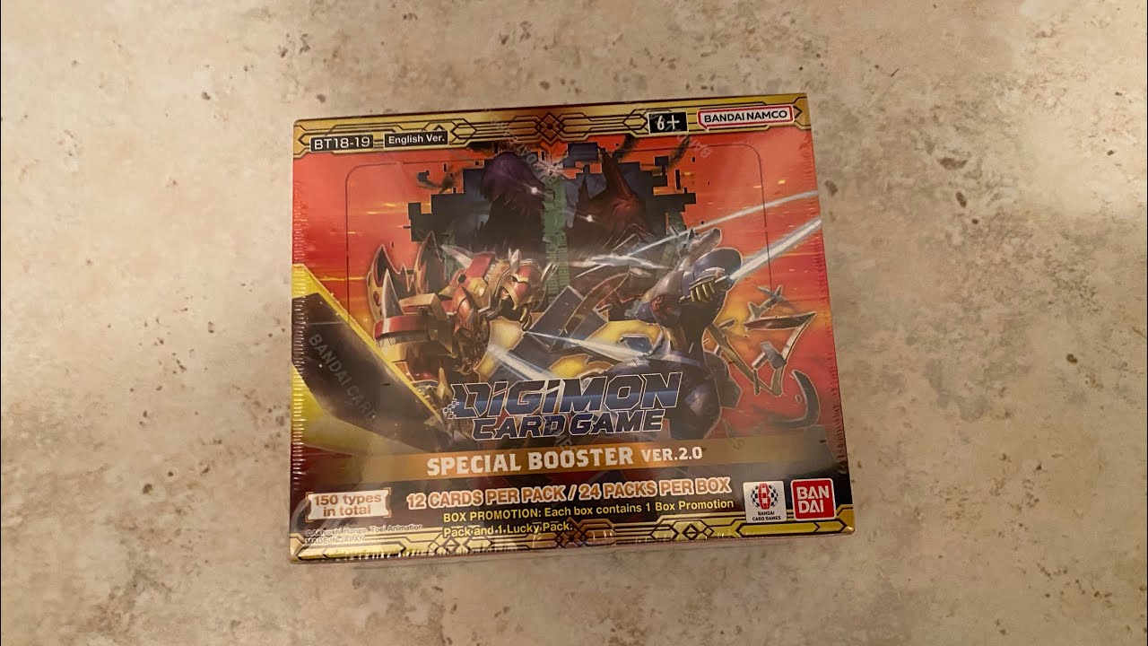 release special booster 2.0 box Amazon.com: Digimon: Special Booster Version 2.5 (BT19-20) Box : Toys &  Games